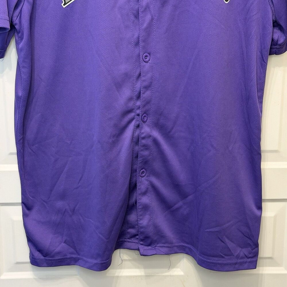 Los Rockies Jersey Mens XL Purple Colorado Rockies 25th Anniversary Baseball - Picture 7 of 8